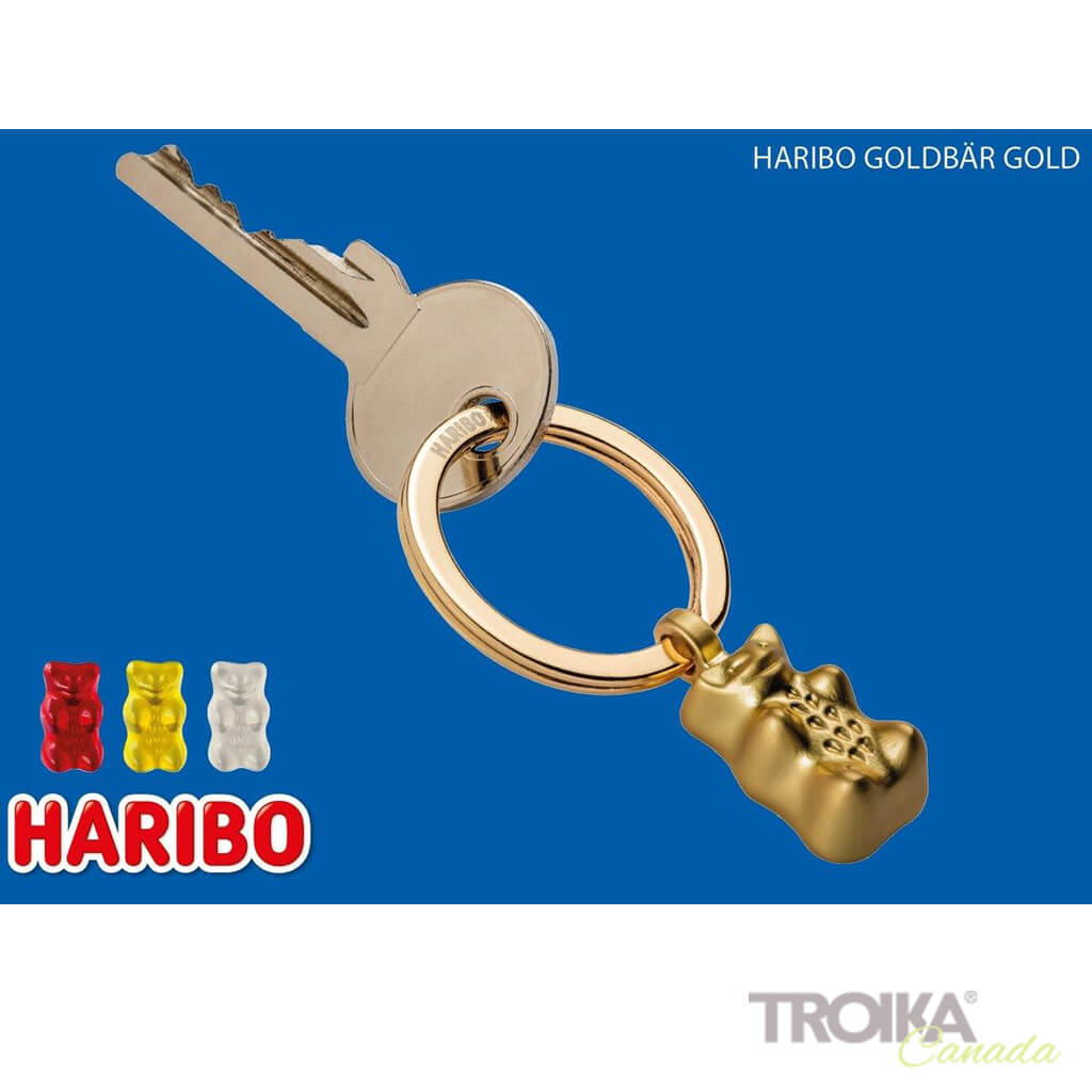 TROIKA Keychain "HARIBO GOLDBÄR" - Gold