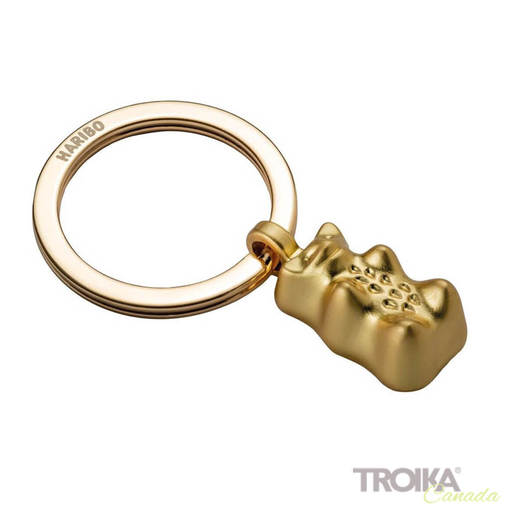TROIKA Keychain "HARIBO GOLDBÄR" - Gold