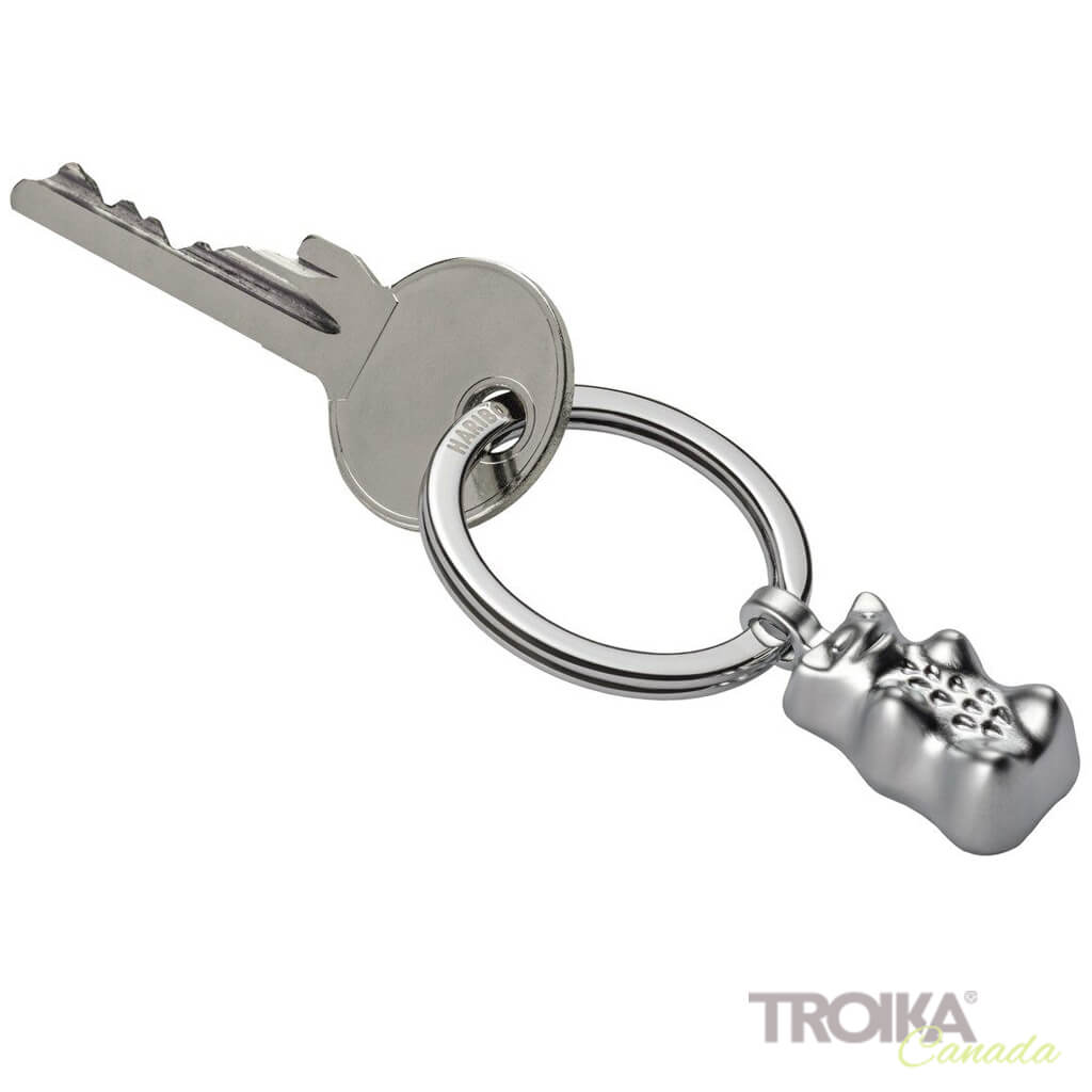 TROIKA Keychain "HARIBO GOLDBÄR" - Silver