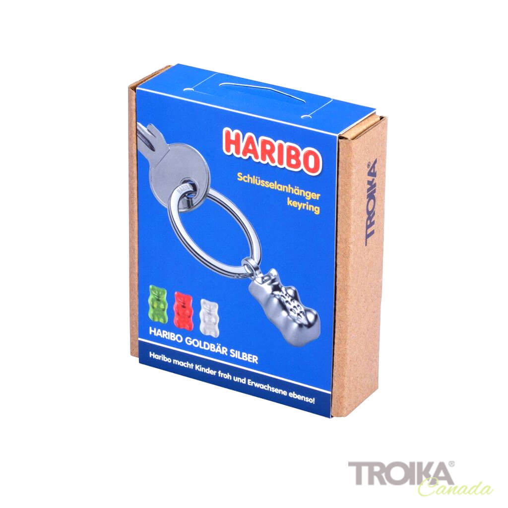 TROIKA Keychain "HARIBO GOLDBÄR" - Silver