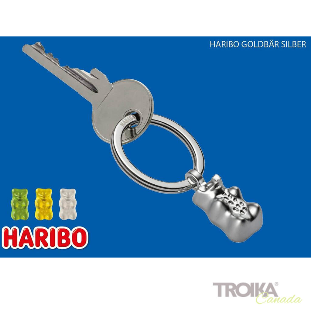 TROIKA Keychain "HARIBO GOLDBÄR" - Silver