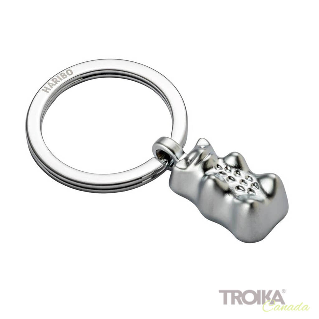 TROIKA Keychain "HARIBO GOLDBÄR" - Silver