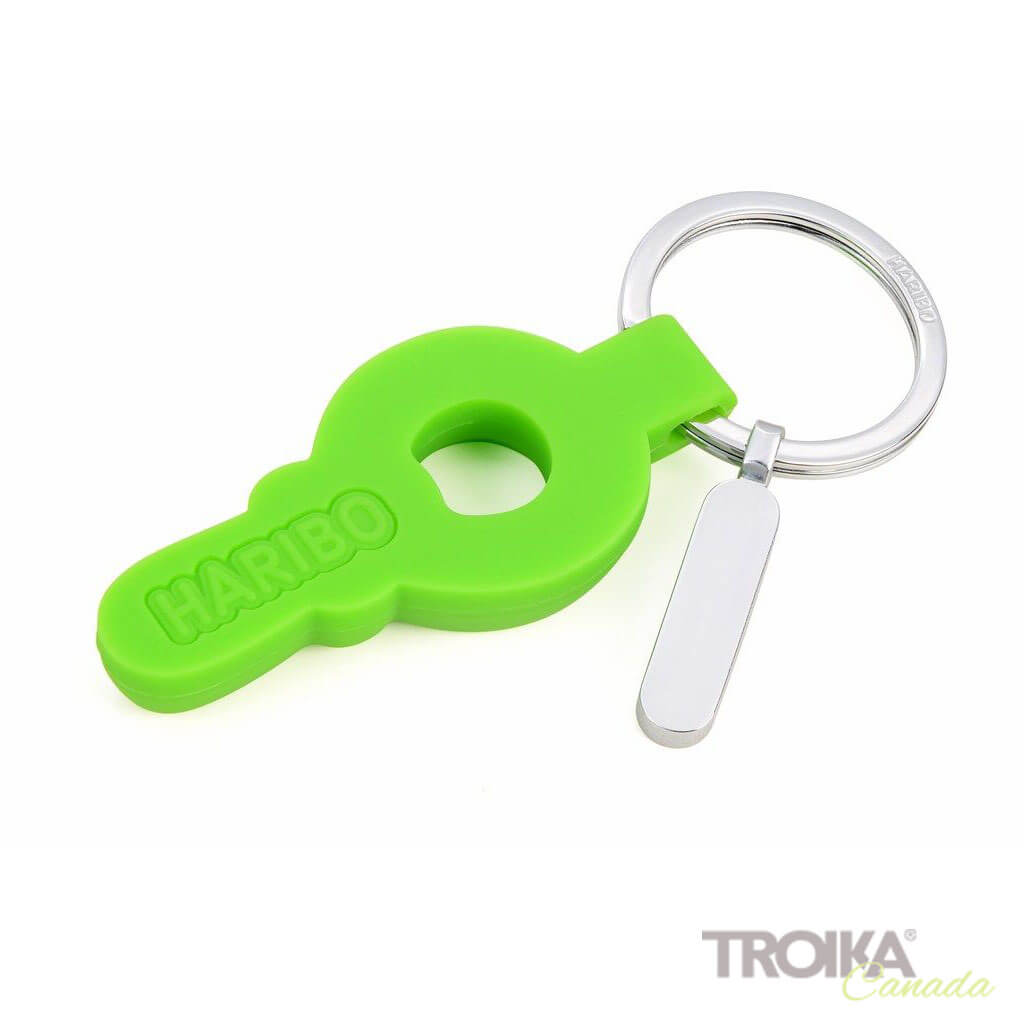 TROIKA Keychain "HARIBO SCHNULLER" - Green