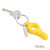 TROIKA Keychain "HARIBO SCHNULLER" - Yellow