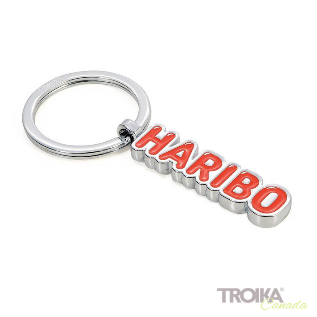 TROIKA Keychain "HARIBO LOGO ROT"