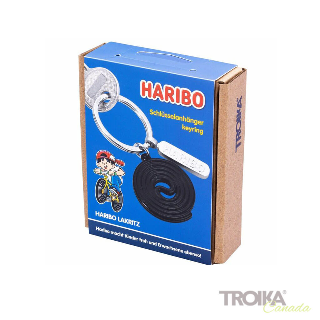 TROIKA Keychain "HARIBO LAKRITZ"