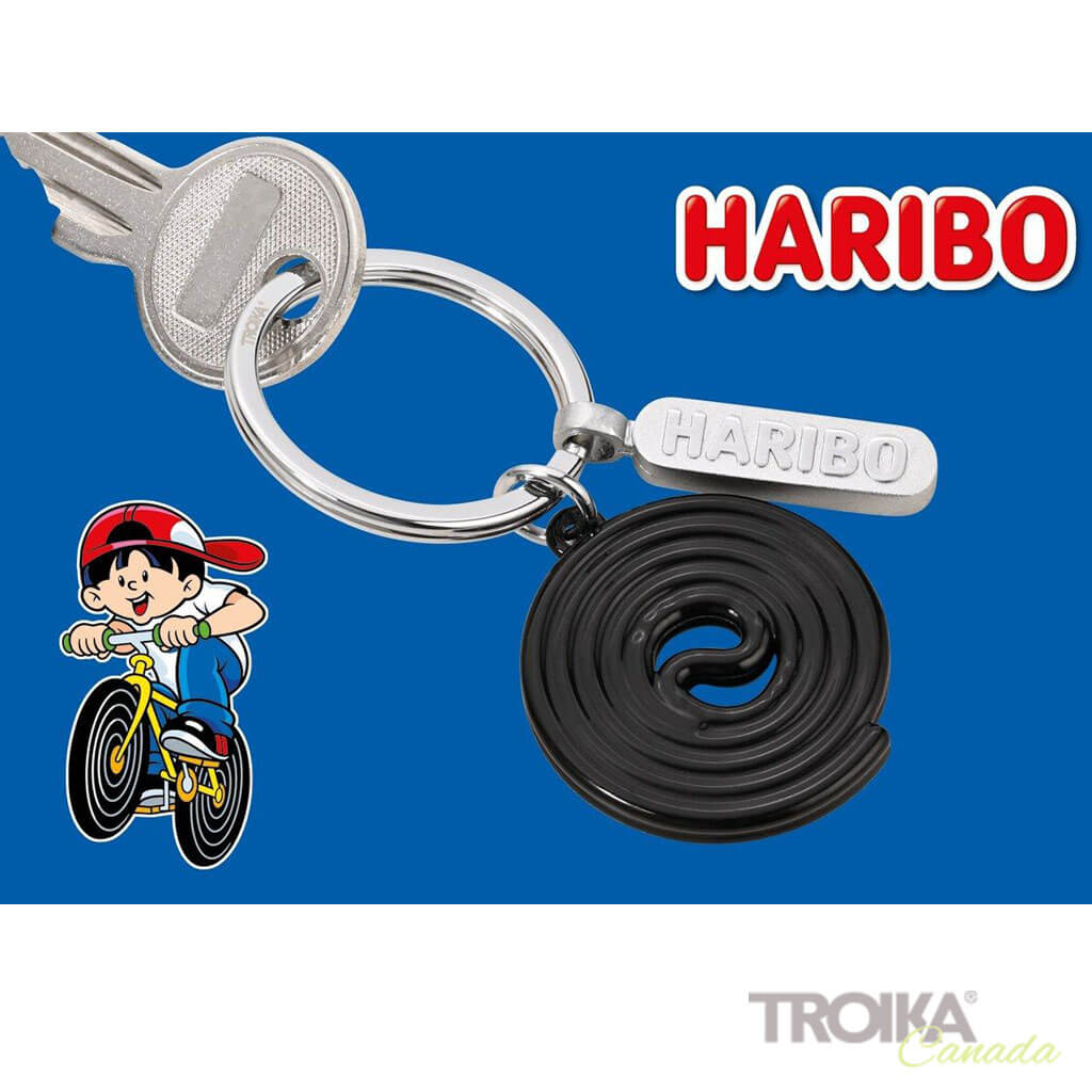 TROIKA Keychain "HARIBO LAKRITZ"