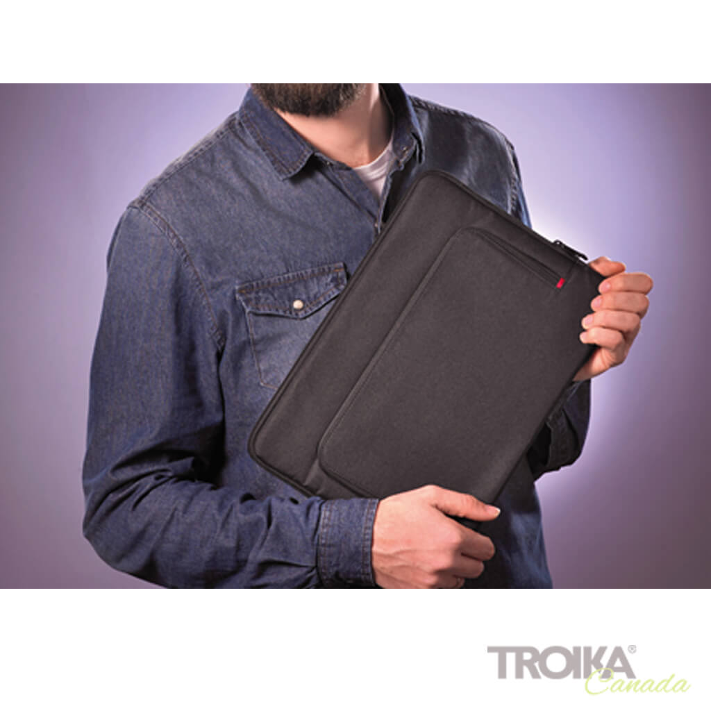 Troika Mon Carry Laptop Sleeve Gray