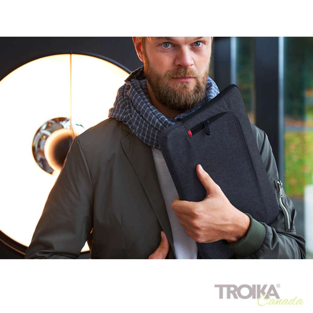 TROIKA PORTFOLIO BAG "MON CARRY" - BLACK
