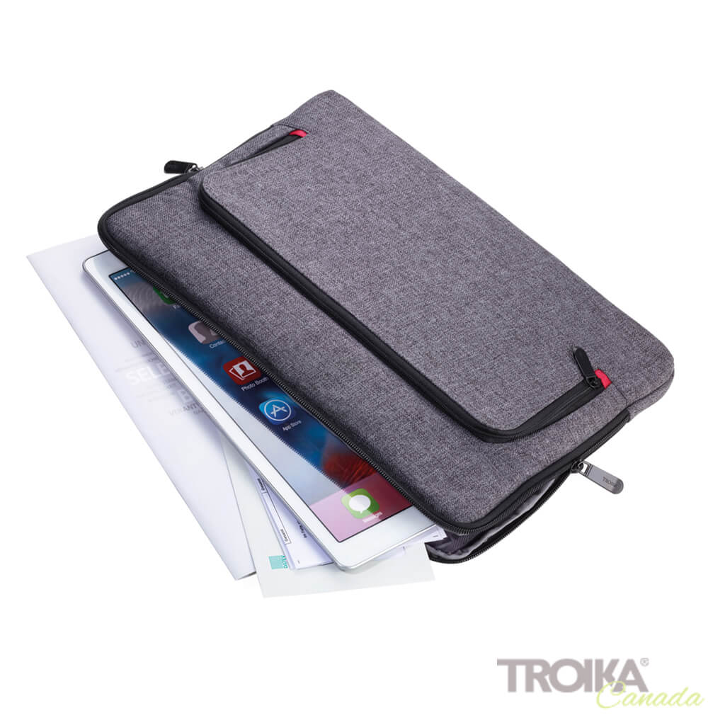 TROIKA PORTFOLIO BAG "MON CARRY" - GREY