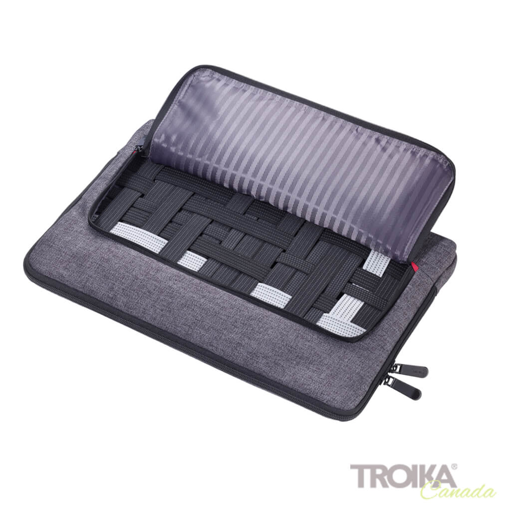 Troika Mon Carry Laptop Sleeve Gray