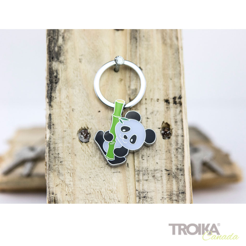 Troika Bamboo Panda Keyring