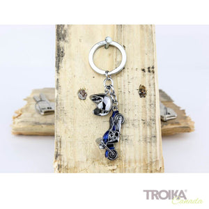 TROIKA Keyring with 2 charms "KEY CRUISING" blue
