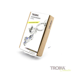 TROIKA Keyring with 2 charms "KEY CRUISING" blue