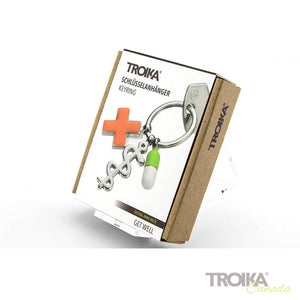 TROIKA Keychain "Get Well"