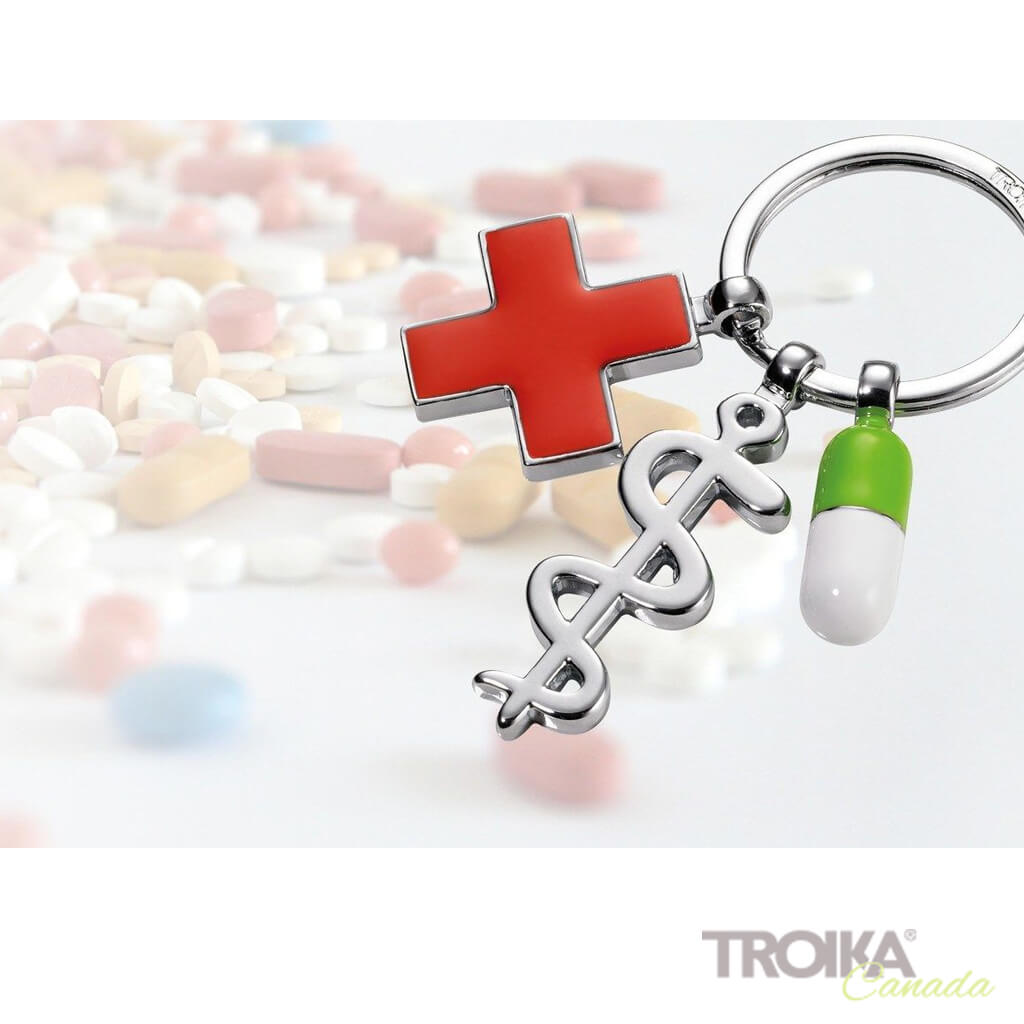 TROIKA Keychain "Get Well"