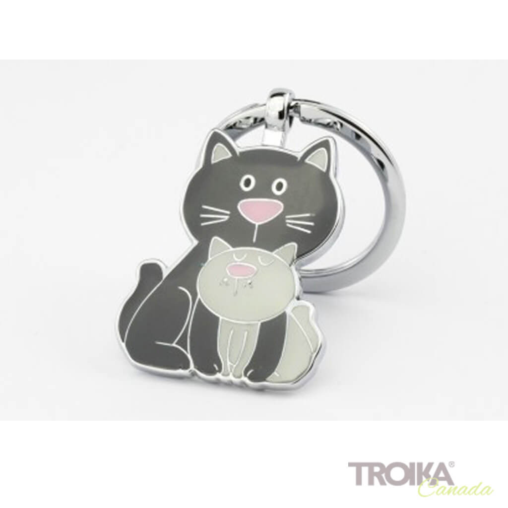 TROIKA Keyring "CAT & KITTY"