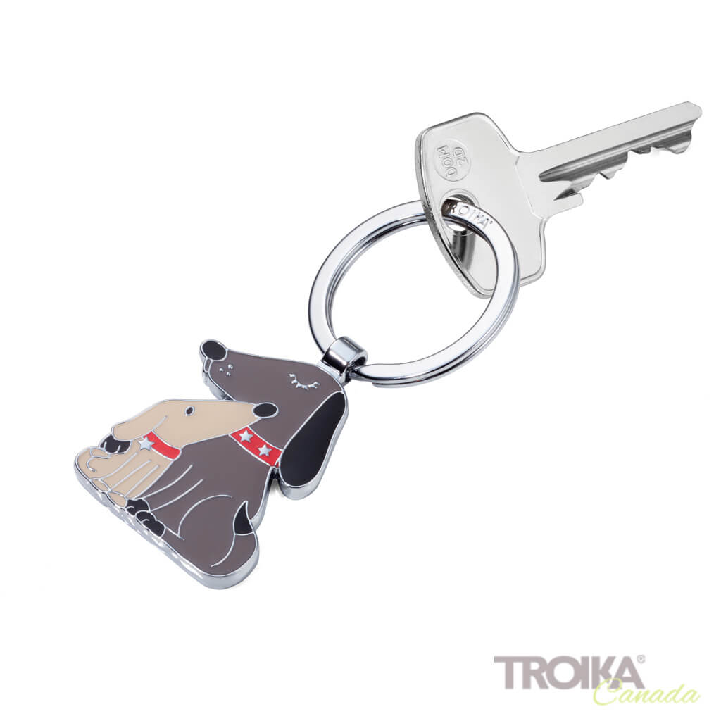 TROIKA Keyring "DOG & DOGGY"