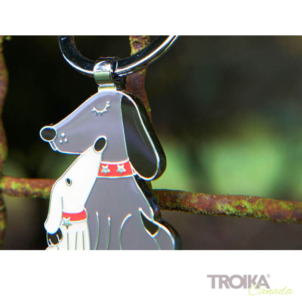 Brandnode Troika Dog & Doggy Keyring