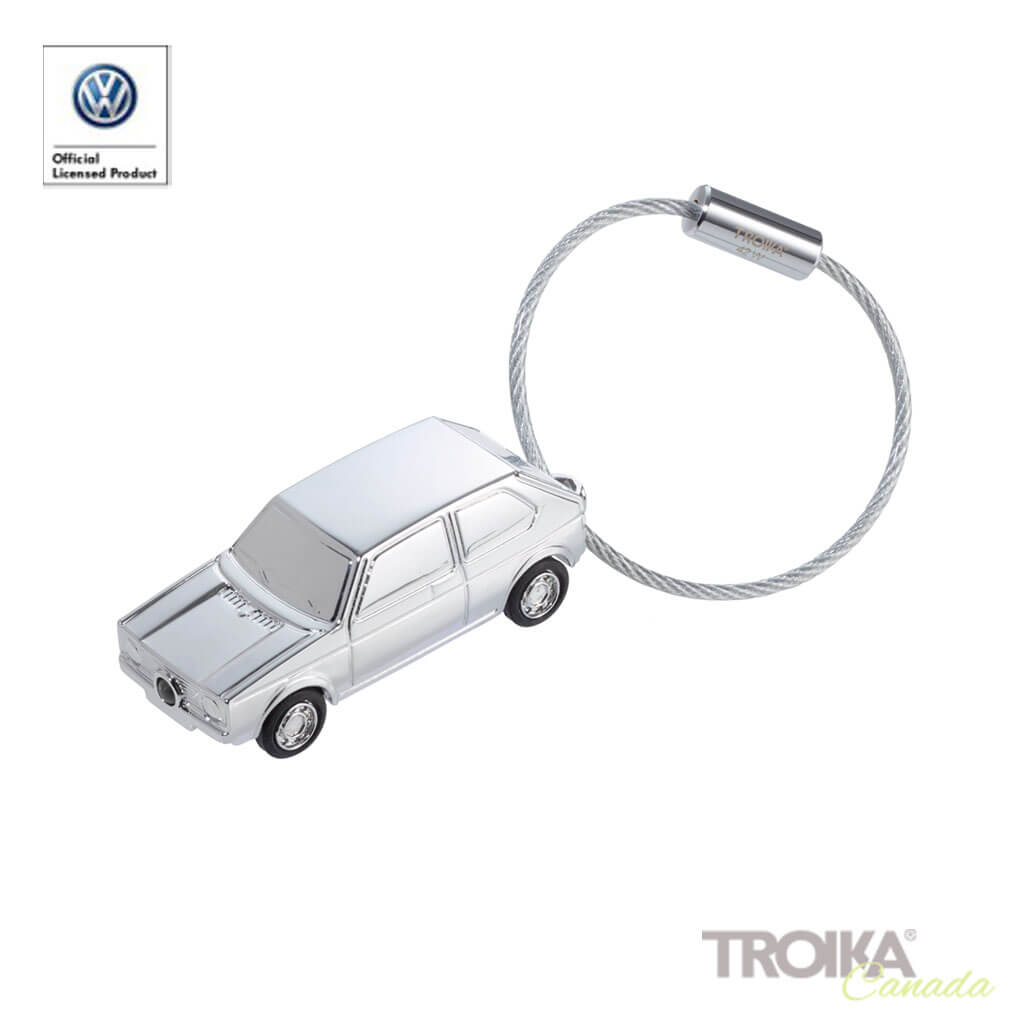 TROIKA Keychain "LED Light Golf GTI 1976"