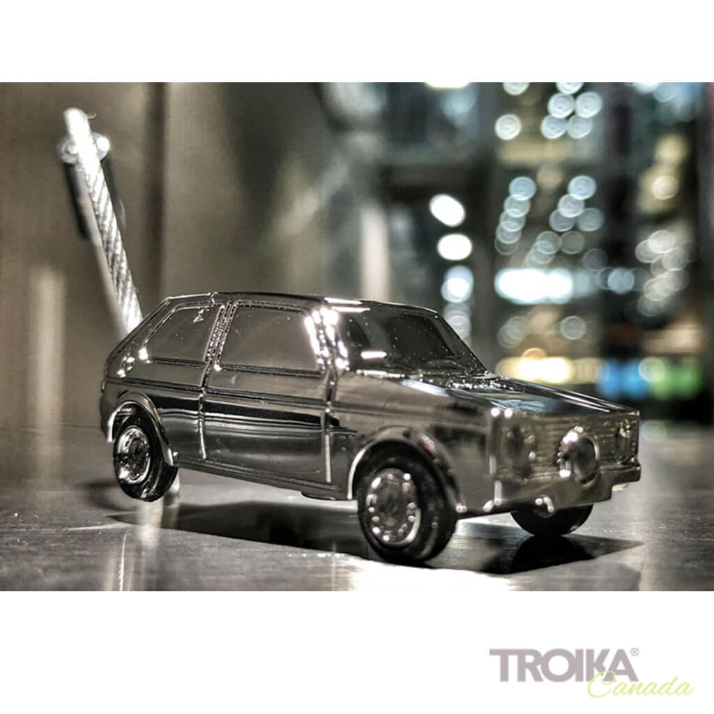 TROIKA Keychain "LED Light Golf GTI 1976"