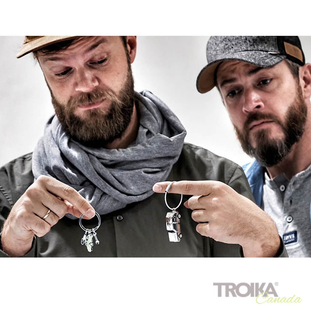 TROIKA Keychain "LED Light Golf GTI 1976"