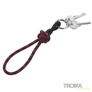 TROIKA Keychain with loop "CORDULA" - RED