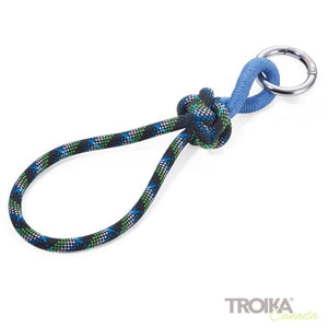 TROIKA Keychain with loop "CORDULA" - BLUE