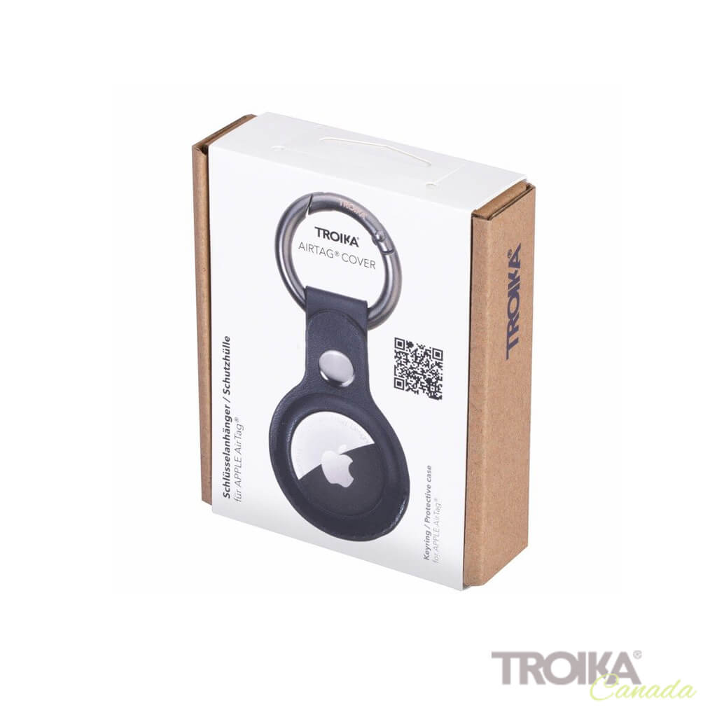 TROIKA Keyring "AIRTAG COVER" - BLACK
