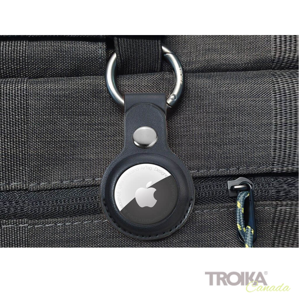 TROIKA Keyring "AIRTAG COVER" - BLACK