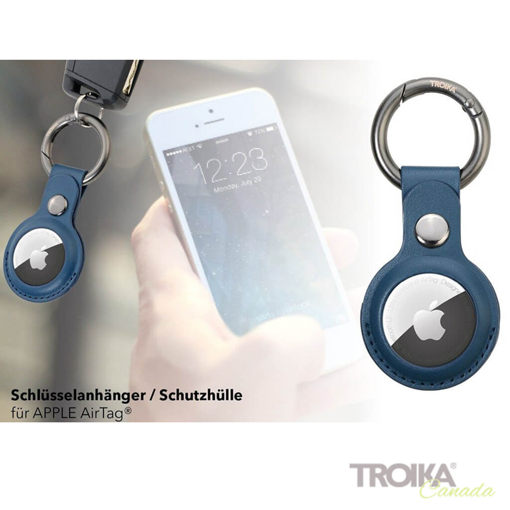 TROIKA Keyring "AIRTAG COVER" - BLUE