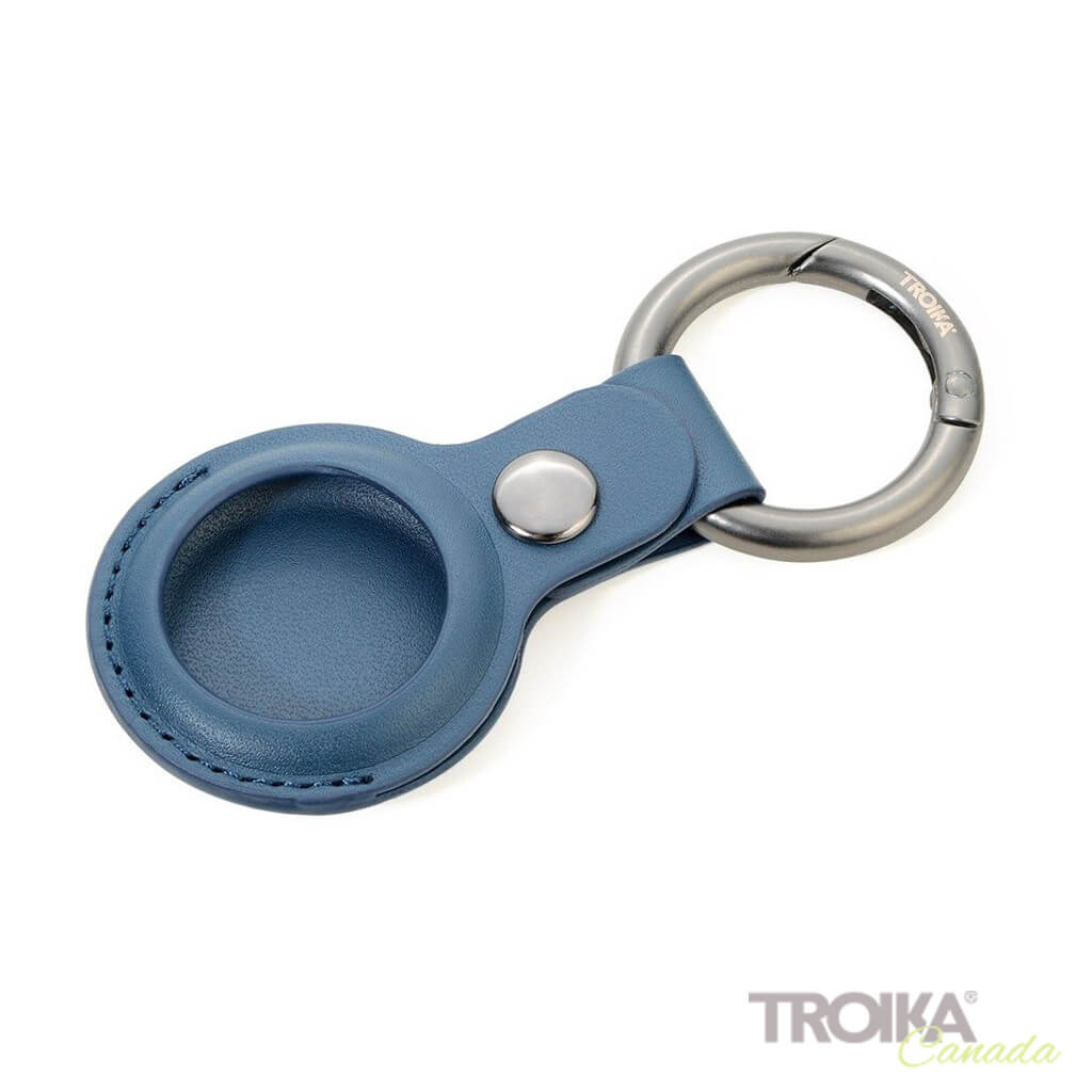 TROIKA Keyring &quot;AIRTAG COVER&quot; - BLUE