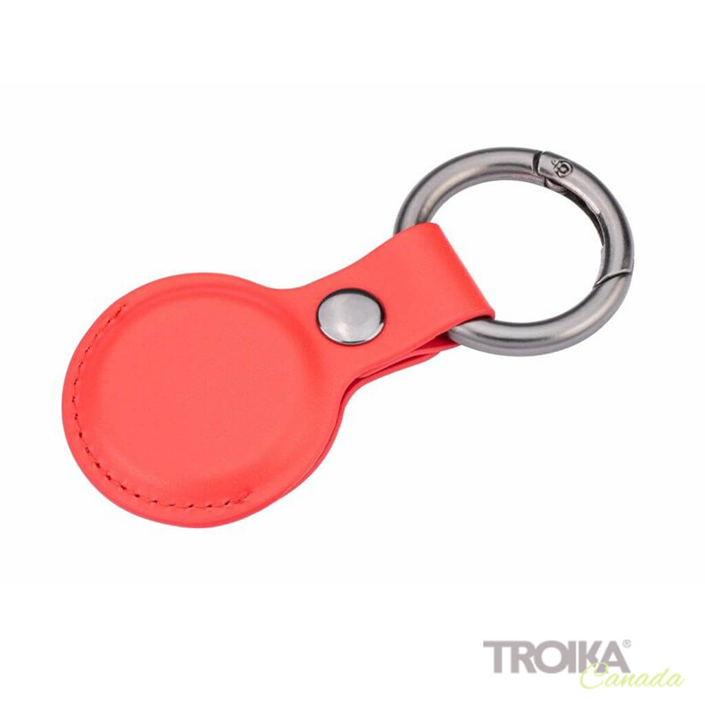TROIKA Keyring "AIRTAG COVER" - RED