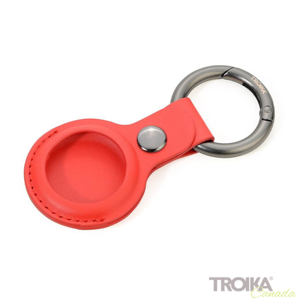 TROIKA Keyring &quot;AIRTAG COVER&quot; - RED