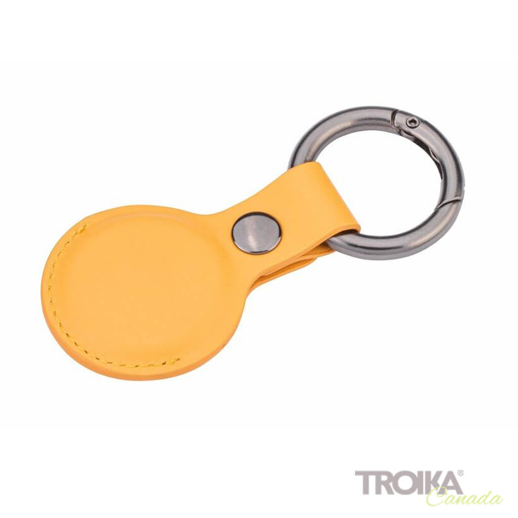 TROIKA Keyring "AIRTAG COVER" - YELLOW