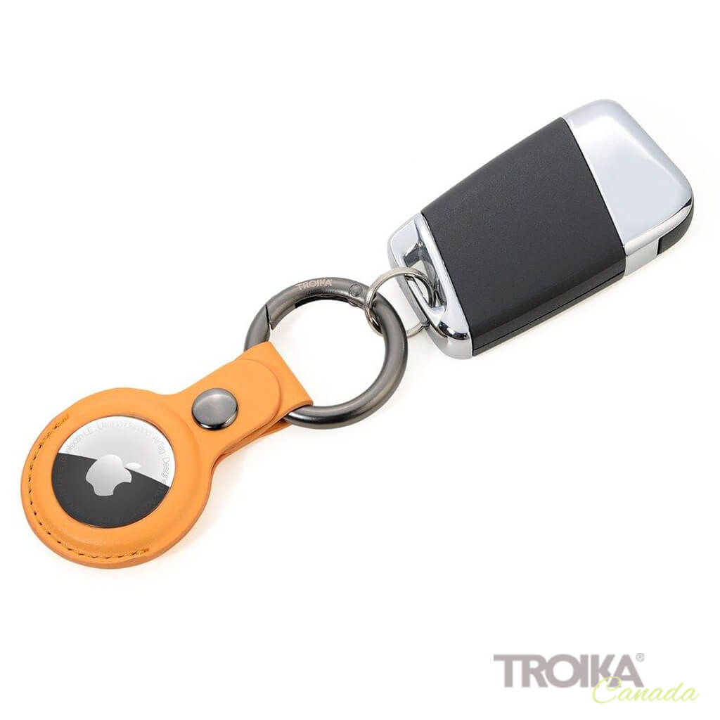 TROIKA Keyring "AIRTAG COVER" - YELLOW