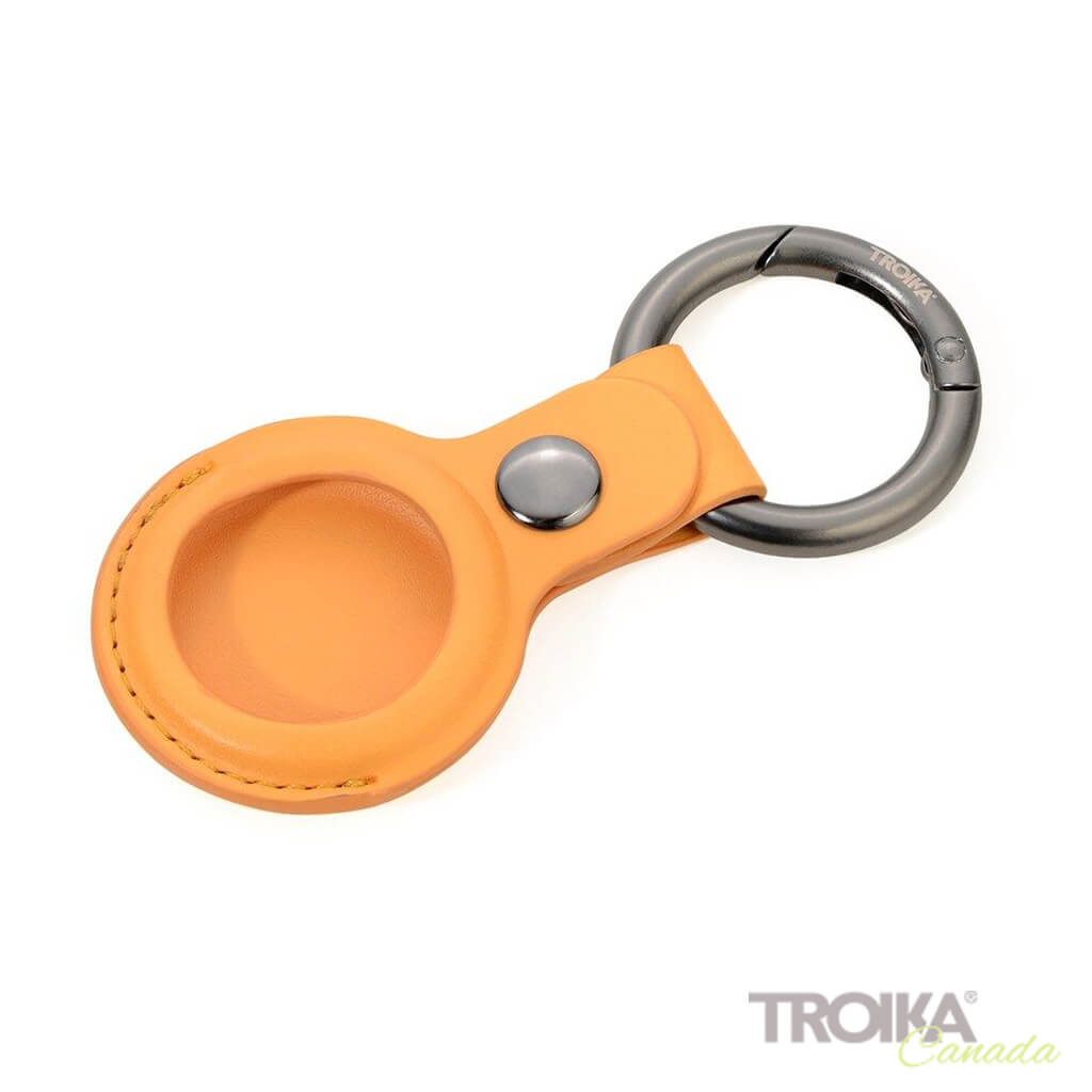 TROIKA Keyring &quot;AIRTAG COVER&quot; - YELLOW