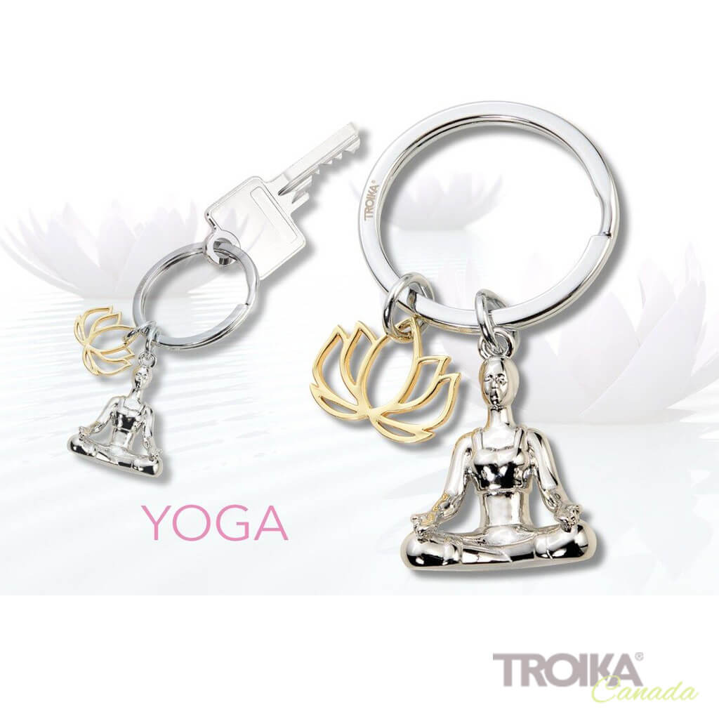 TROIKA Keychain "YOGA"