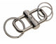 TROIKA Keychain "2-WAY-KEY" - Grey