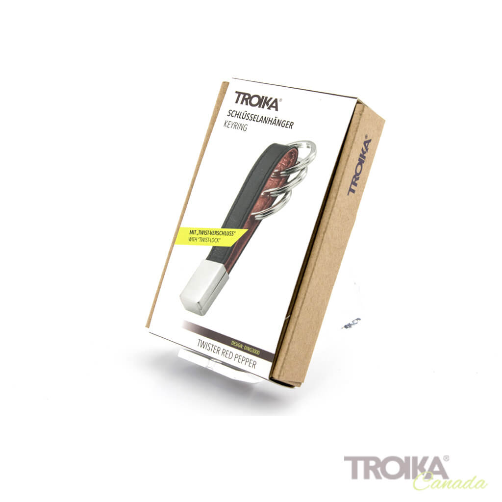 TROIKA KEYCHAIN "TWISTER" RED PEPPER