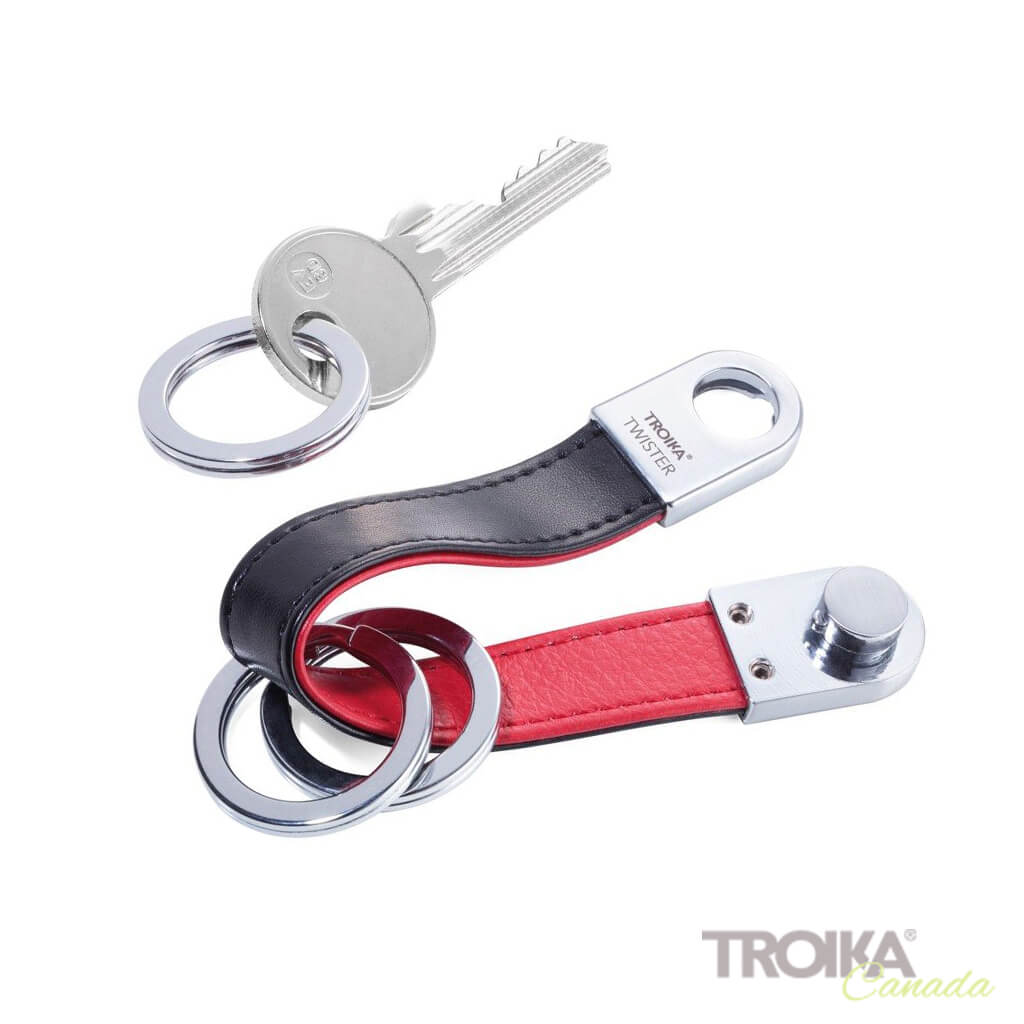 TROIKA Keychain "TWISTER STYLE RED PEPPER"
