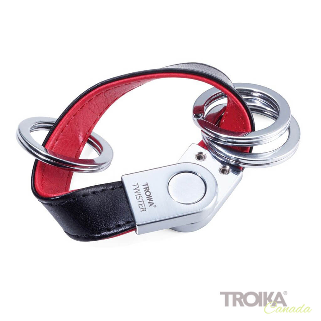 TROIKA Keychain "TWISTER STYLE RED PEPPER"