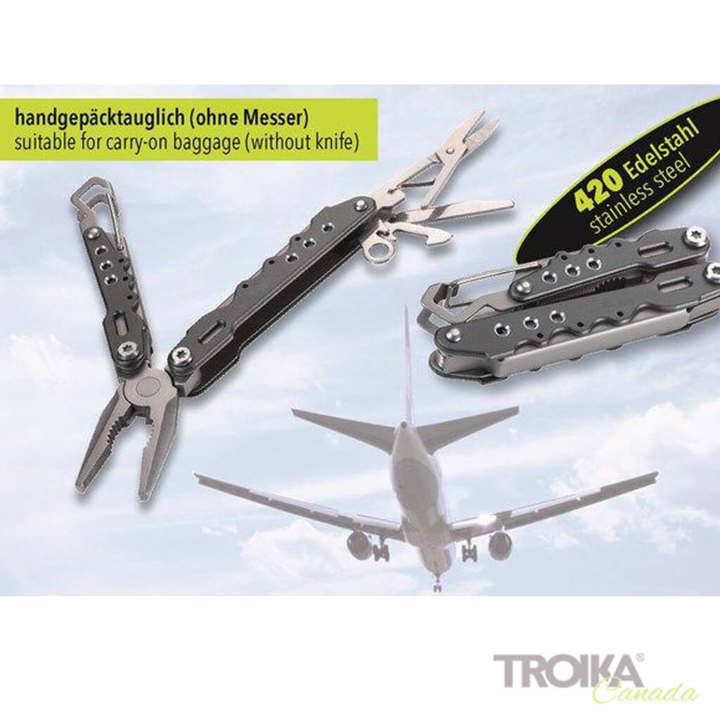 TROIKA Mini Tool Keychain "TRAVEL TOOL"