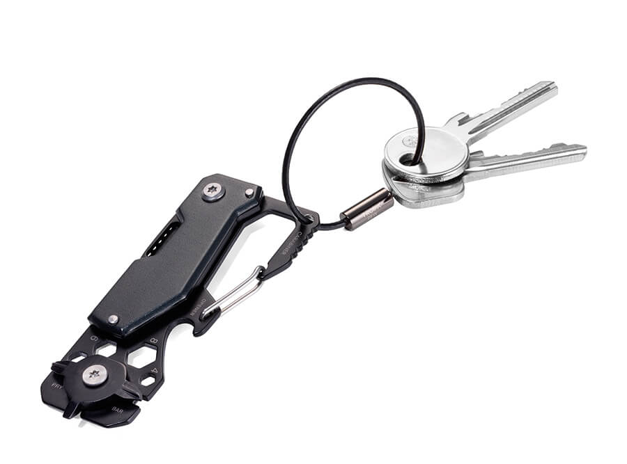 TROIKA Key organizer and mini tool "TOOLINATOR" - black