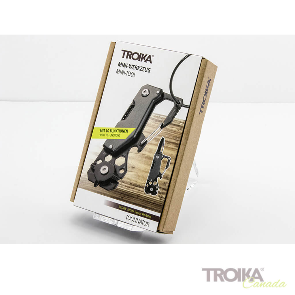 TROIKA Key organizer and mini tool "TOOLINATOR" - black