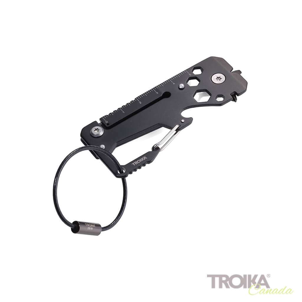 TROIKA Key organizer and mini tool "TOOLINATOR" - black