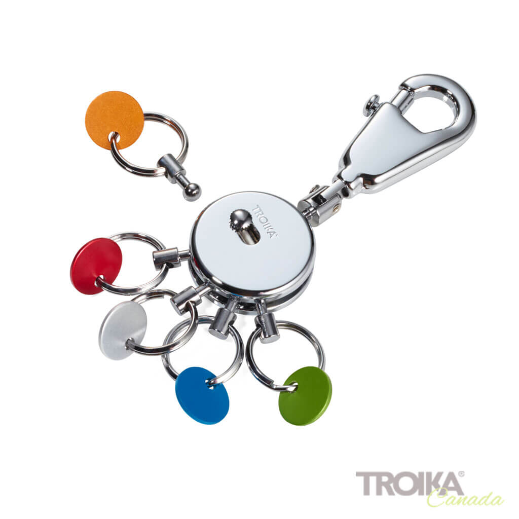 TROIKA Key organizer "PATENT COLOUR" - shiny
