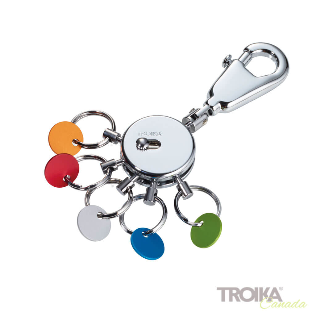 TROIKA Key organizer "PATENT COLOUR" - shiny