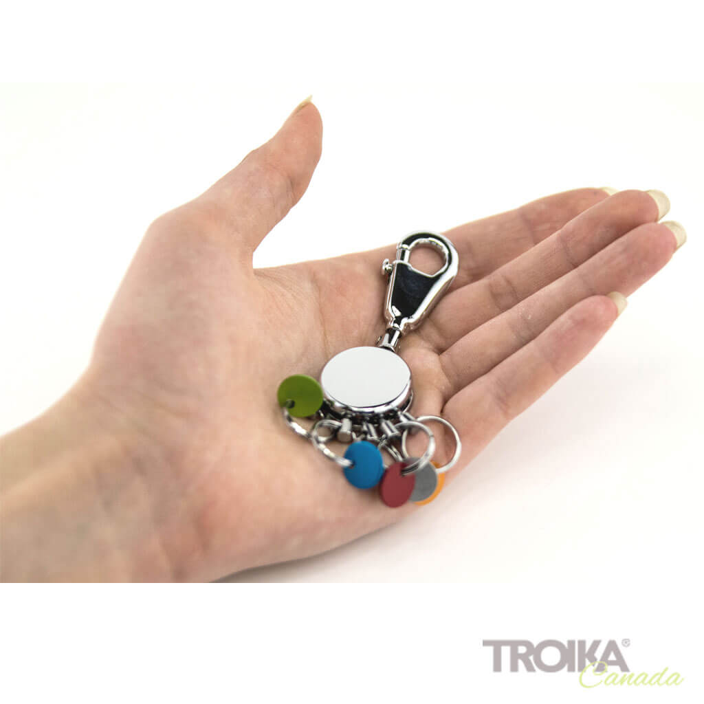 TROIKA Key organizer "PATENT COLOUR" - shiny