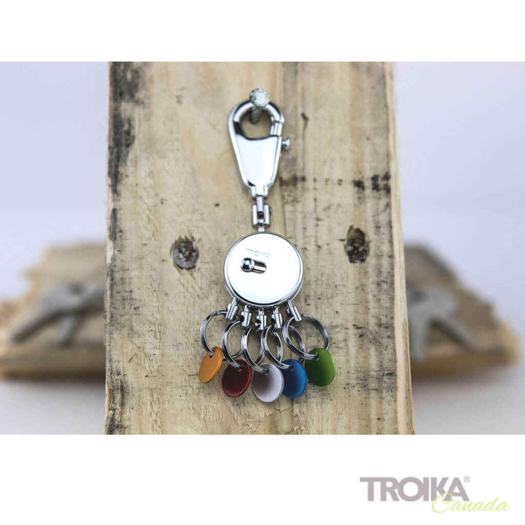 TROIKA Key organizer "PATENT COLOUR" - shiny